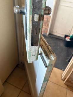 Significant damage to cupboards